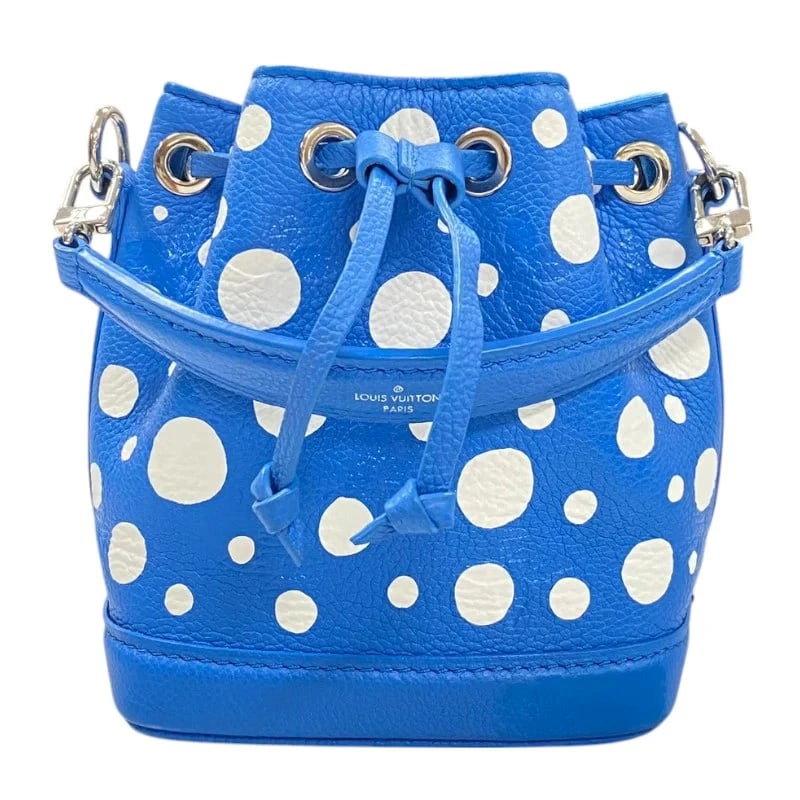 LOUIS VUITTON NANO NOE COLLABO BLUE: LOUIS VUITTON Nano Noe Collabo Blue Brand: LOUIS VUITTON Type: Handbag Material: Monogram Empreinte Leather Color: blue Size: W: 13cm / H: 15cm / D: 10cm / Shoulder: 97-112cm Accessories:
