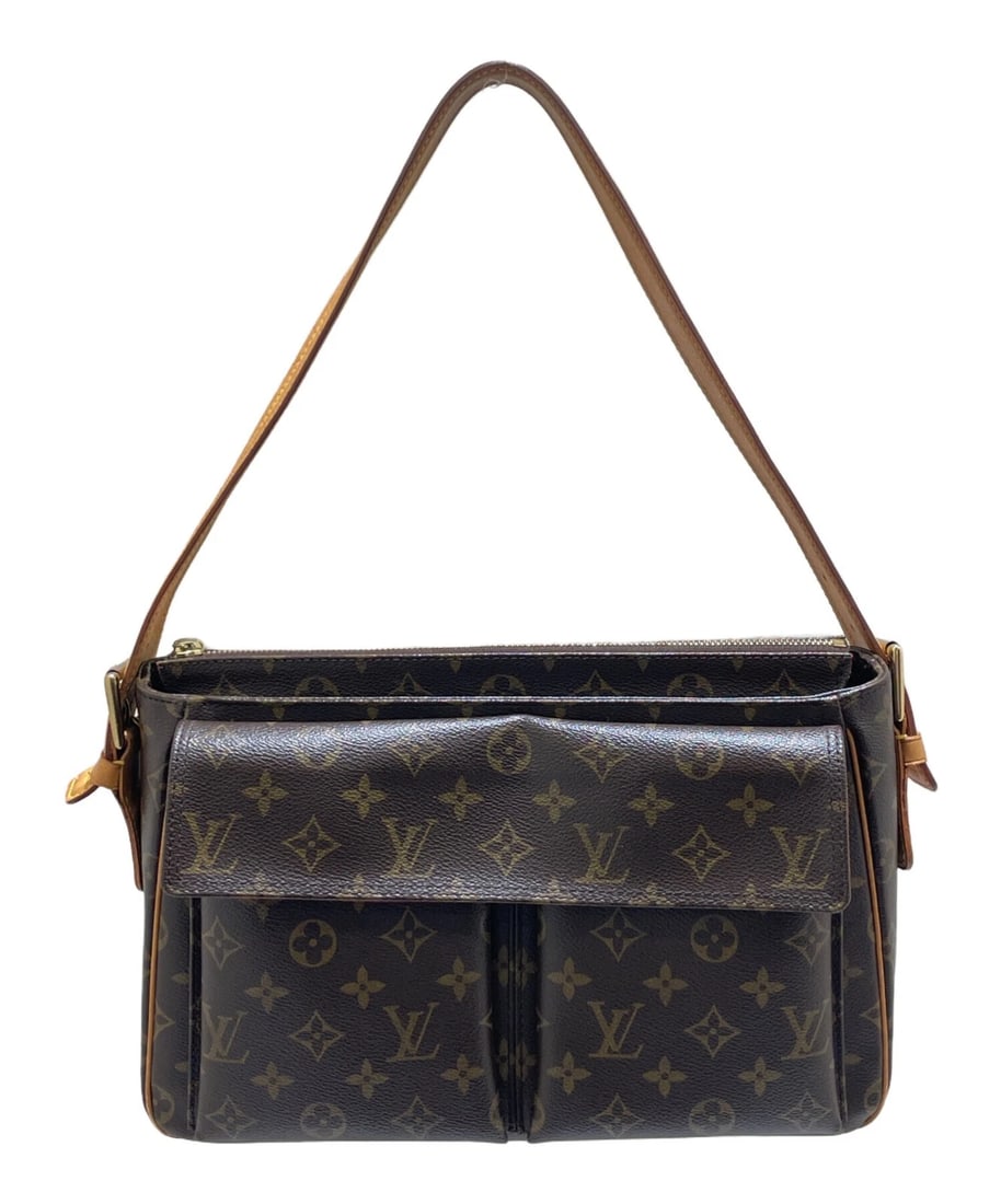LOUIS VUITTON VIVA-CITE GM: LOUIS VUITTON Viva-Cite GM Brand: LOUIS VUITTON Type: Handbag Material: Monogram Canvas Color: Brown Size: H:19.5cm / W:31cm / D:10cm Accessories: None Accessories Notice: When purchasing