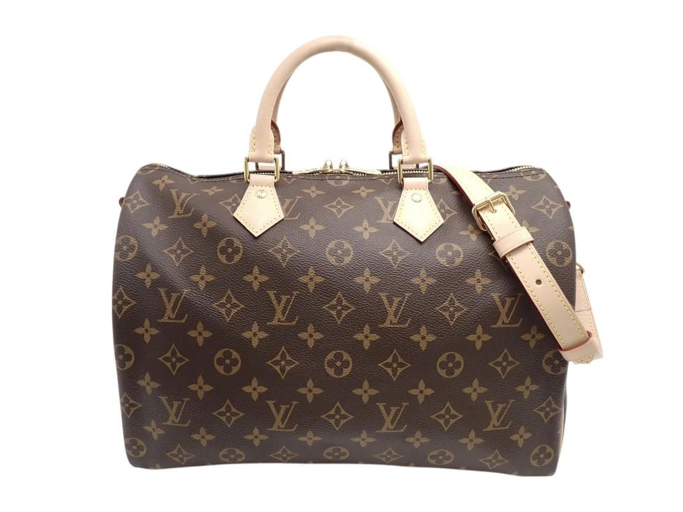 LOUIS VUITTON MONOGRAM SPEEDY BANDOULIÈRE 35 BOSTON BAG: Louis Vuitton Monogram Speedy Bandoulière 35 Boston Bag Brand: Louis Vuitton Type: Handbag Material: Monogram Color: none Size: W 35 × H 24 × G 19cm / Handle length: 25.5cm Accessories: None <