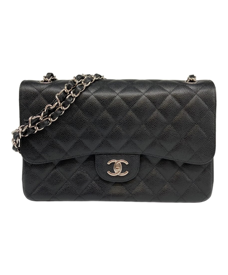 CHANEL LARGE MATELASSÉ 30 DOUBLE FLAP CHAIN BAG (1 of 9)