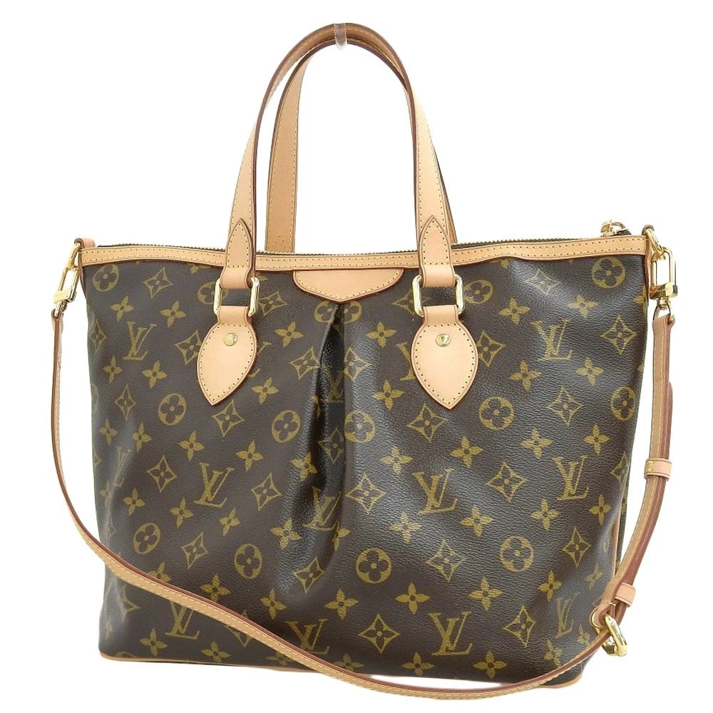 LOUIS VUITTON MONOGRAM PALERMO: LOUIS VUITTON Monogram Palermo Brand: Louis Vuitton Type: 2-Way Bag Material: Monogram Color: Brown Size: W:37cm / H:26cm / D:16cm Accessories: None Accessories Notice: When purchasing