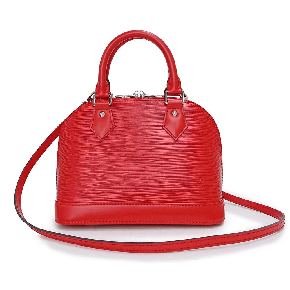 LOUIS VUITTON ALMA BB EPI LEATHER COQUELICOT (1 of 7)