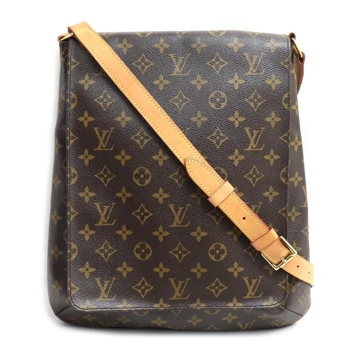 LOUIS VUITTON MUSETTE SHOULDER BAG MONOGRAM: LOUIS VUITTON Musette Shoulder Bag Monogram Brand: LOUIS VUITTON Type: Handbag Material: Monogram Canvas Color: none Size: W31cm x H36cm Shoulder strap: 88~112cm Accessories: None Accessories