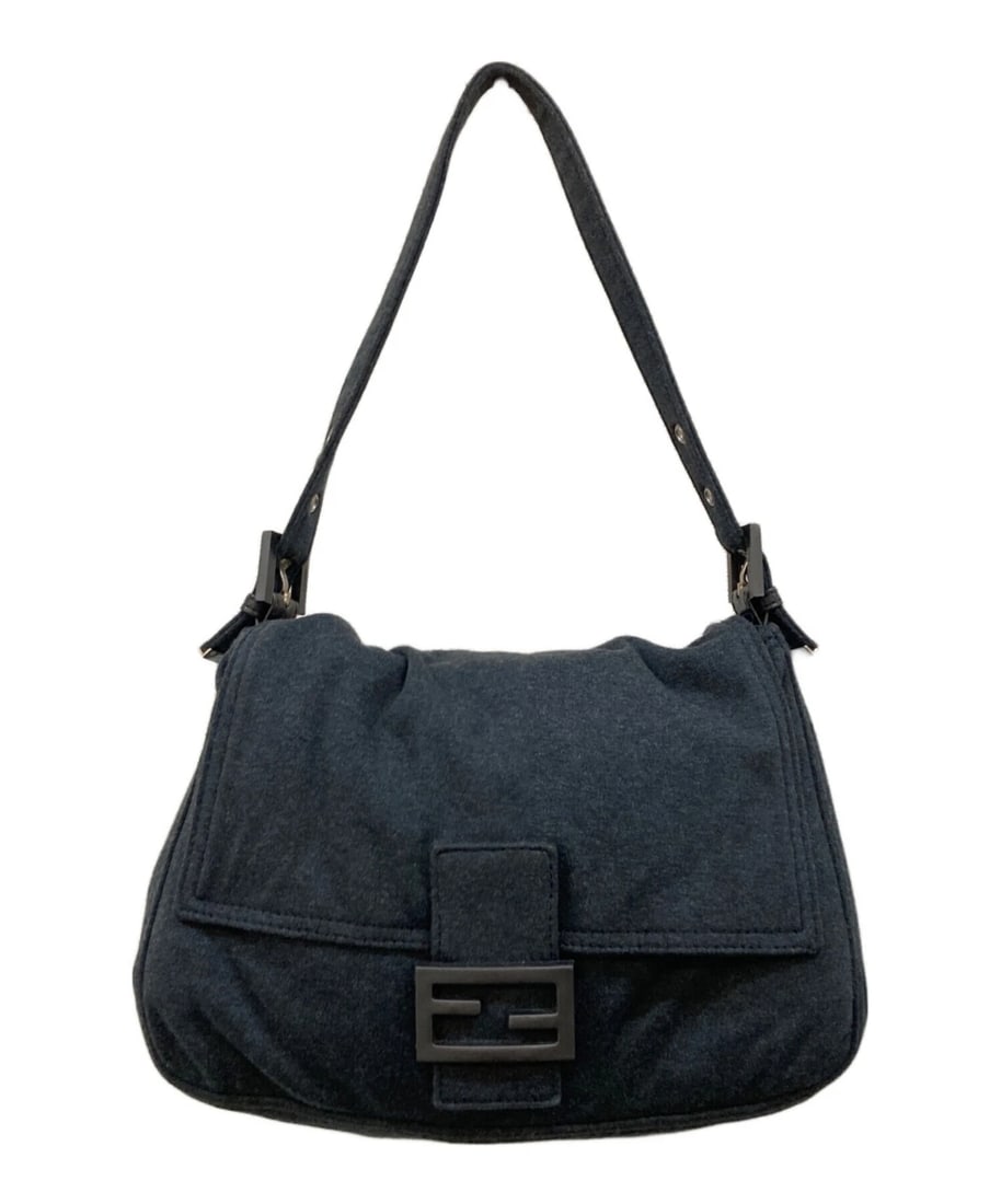 FENDI SWEAT FABRIC MAMMA BUCKET TOTE BAG (1 of 5)