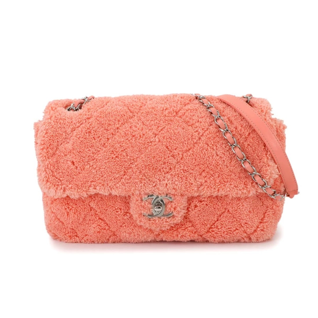 CHANEL MATELASSE CHAIN SHOULDER BAG MIX FIBER LEATHER (1 of 6)