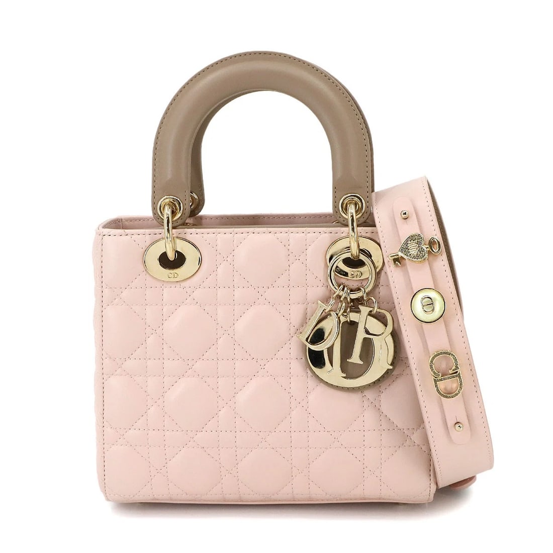 CHRISTIAN DIOR LADY DIOR MY ABCDIOR SMALL HAND SHOULDER BAG (1 of 6)