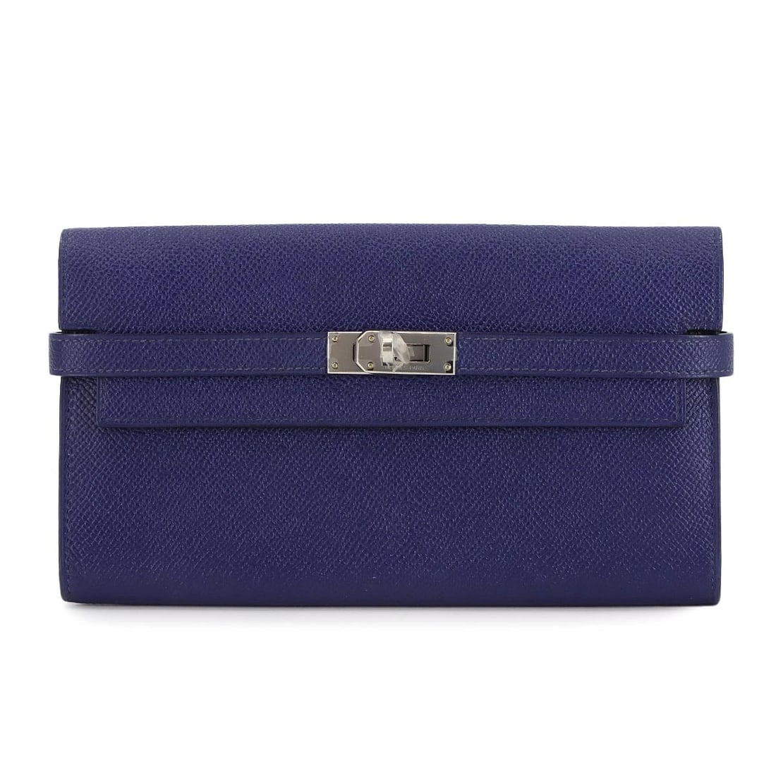 HERMES KELLY WALLET VEAU EPSOM LEATHER BLUE ENCRE BLUE (1 of 5)