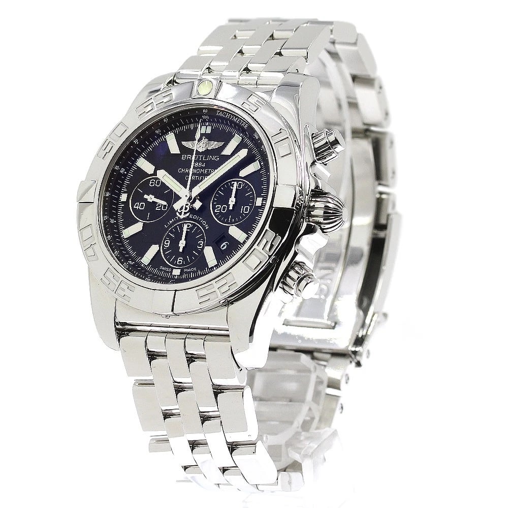 BREITLING BLACK DIAL AUTOMATIC WATCH - 2