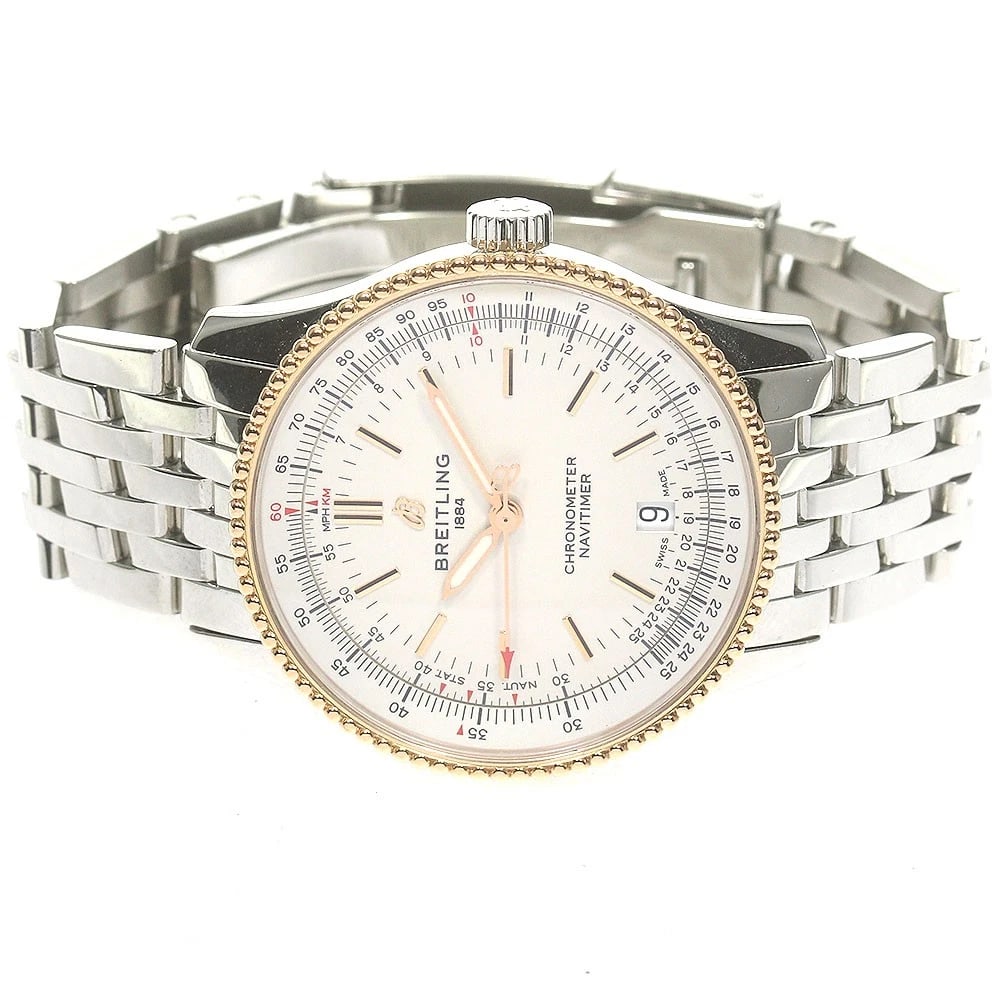 BREITLING NAVITIMER AUTOMATIC BEIGE DIAL AUTOMATIC WATCH - 2