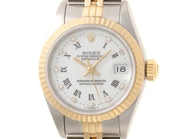 ROLEX DATEJUST WATCH: ROLEX Datejust Watch Brand: ROLEX Type: Wrist watch Material: Band Material None, Case Material MaterialSS/YG Color: Dial Color None Size: Case size 17.0cm Accessories: None Accessories