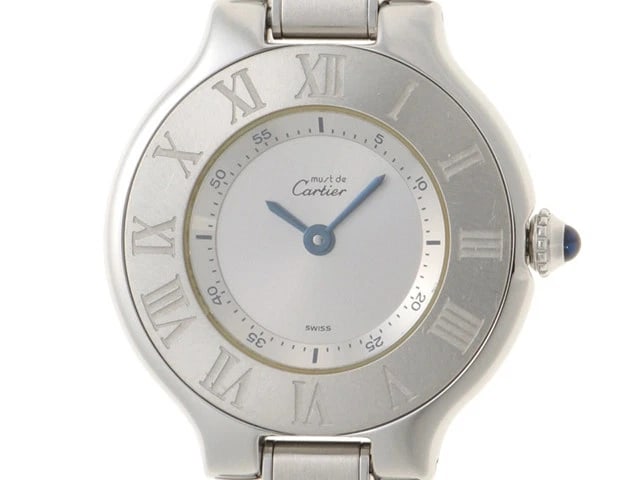 CARTIER MUST VINGTAINE QUARTZ WATCH: Cartier Must Vingtaine Quartz Watch Brand: Cartier Type: Wrist watch Material: Band Material None, Case Material [ Material ] SS Color: Dial Color None Size: Case size Size30mm Bracelet16cm 
