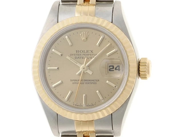 ROLEX DATEJUST WATCH: Rolex Datejust Watch Brand: Rolex Type: Wrist watch Material: Band Material None, Case Material [ Material ] 18YG/SS Color: Dial Color None Size: Case size Size26mm Bracelet16.5cm Accessories: No