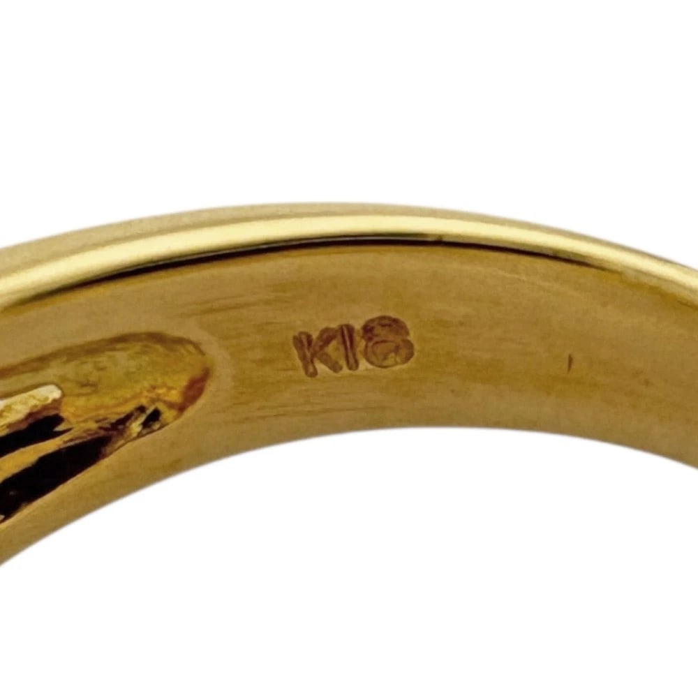 RING K18 YELLOW GOLD RUBY - 5