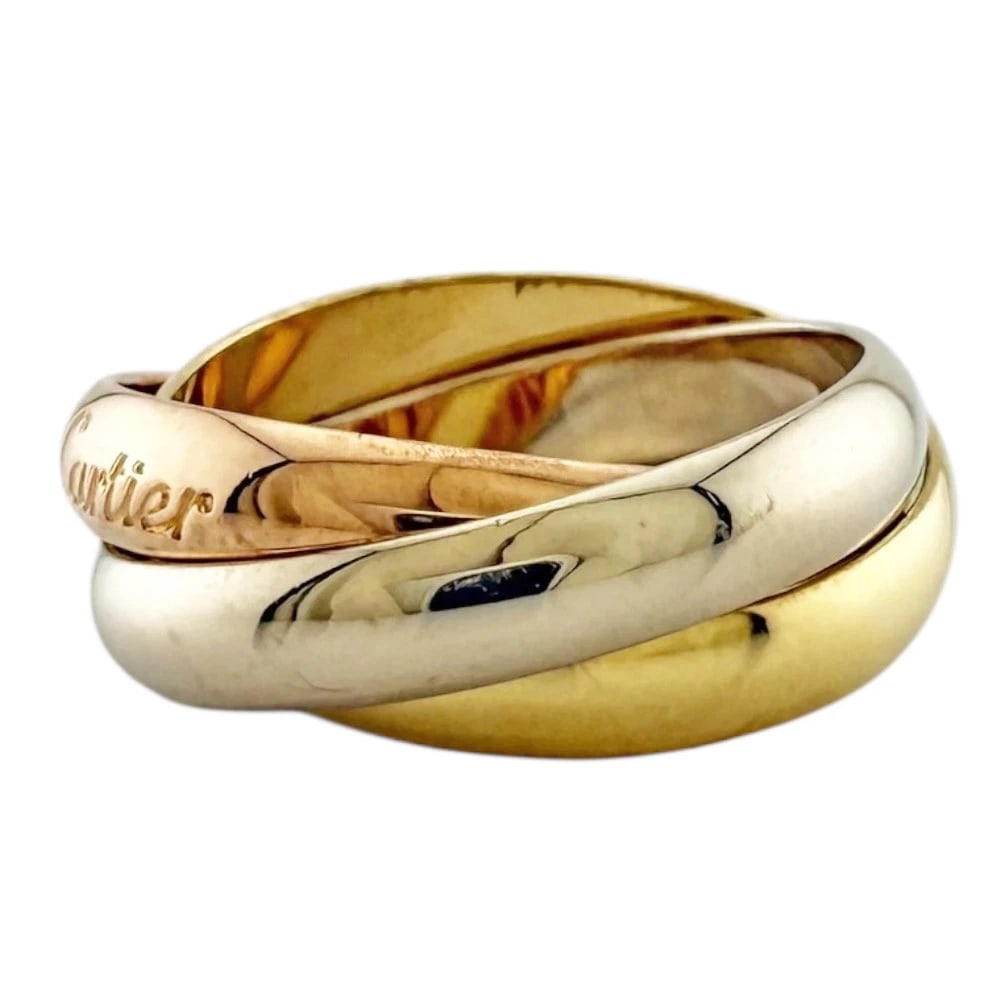 CARTIER RING K18 YELLOW GOLD K18 WHITE GOLD (1 of 3)