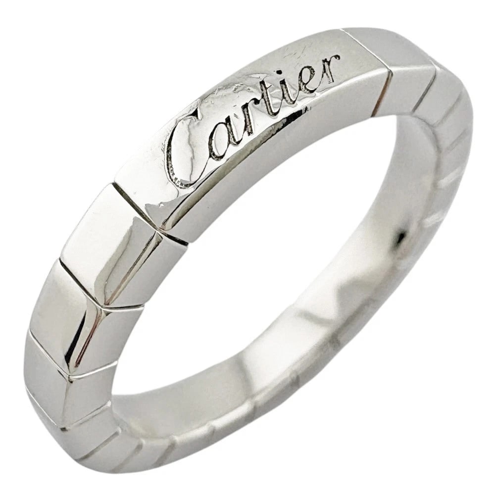 CARTIER RING K18 WHITE GOLD: CARTIER Ring K18 white gold Brand: CARTIER Type: Ring Material: K18 white gold Color: Silver Size: US 6 3/4 Accessories: None Accessories Notice: When purchasing pre-owned goods, please refer