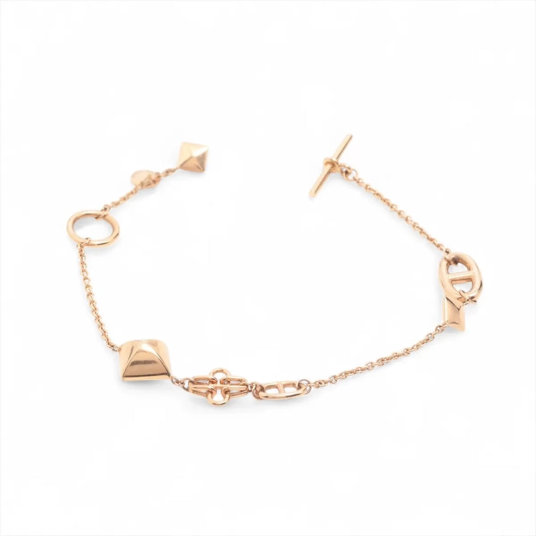 HERMES RONDO MULTI BRACELET 750(PG): Hermes Rondo Multi Bracelet 750(PG) Brand: Hermès Type: Bracelet Material: 750(PG) Color: Not Specified Size: Size(CM) Bracelet length:17.3 Accessories: None Accessories Notice: When purch