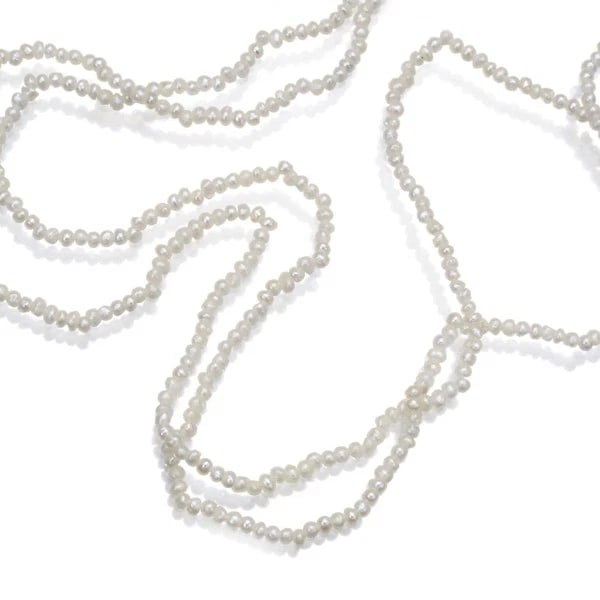 TASAKI NECKLACE SEED 2-STRAND: TASAKI Necklace Seed 2-strand Brand: TASAKI Type: Necklace Material: 18K / 750 / Yellow Gold Color: Yellow Gold Size: Necklace length: 41 - 44cm Accessories: None Accessories Notice: When