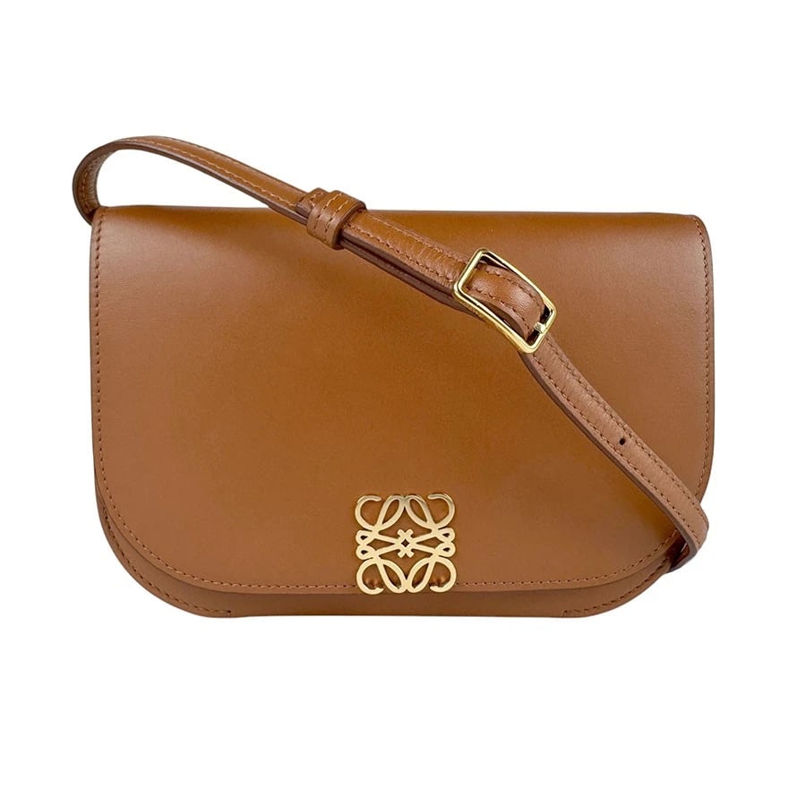 LOEWE GOYA SMALL CROSSBODY SHOULDER BAG BROWN (1 of 11)