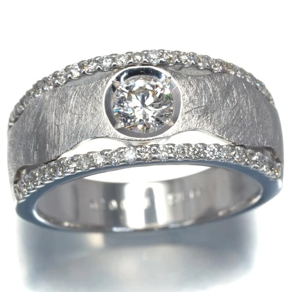 DIAMOND TEXTURED RING - 2