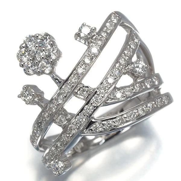 DIAMOND FLOWER RING - 2