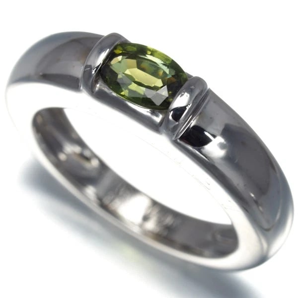 CHAUMET RING PERIDOT GIOIA: CHAUMET Ring Peridot Gioia Brand: CHAUMET Type: Ring Material: 18K / 750 / White Gold Color: White Gold Size: US5 Accessories: None Accessories Notice: When purchasing pre-owned goods, please