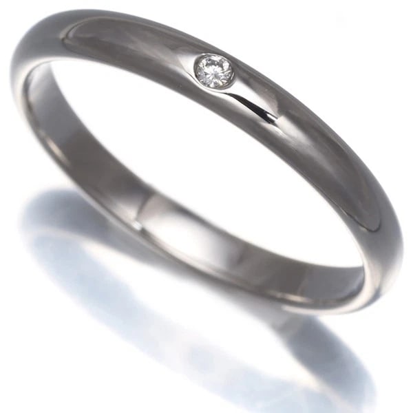 CARTIER RING DIAMOND WEDDING BAND: Cartier Ring Diamond Wedding Band Brand: Cartier Type: Ring Material: 950 / Platinum Main Stone Natural Color: Platinum Size: US5.25 - 5.5 Accessories: None Accessories Notice: When purcha