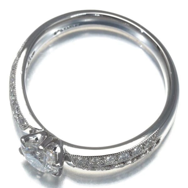 SOLITAIRE MILGRAIN RING - 4