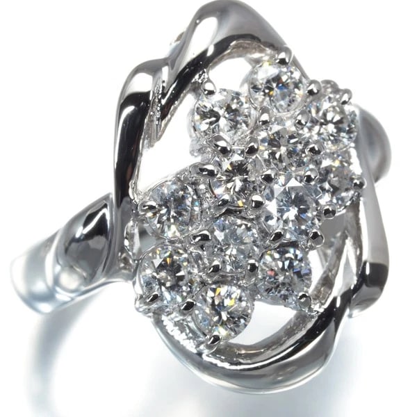 DIAMOND FLOWER RING - 2