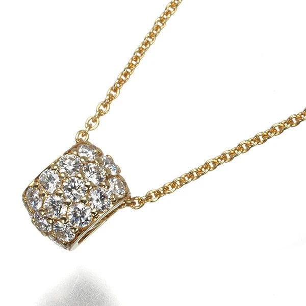 MIKIMOTO NECKLACE DIAMOND: Mikimoto Necklace Diamond Brand: MIKIMOTO Type: Necklace Material: 18K / 750 / Yellow Gold Main Stone Natural Color: Yellow Gold Size: Necklace length: 40cm Accessories: None Accessories