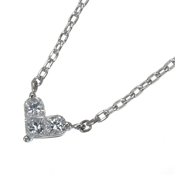 STAR JEWELRY NECKLACE MYSTERIOUS HEART: STAR JEWELRY Necklace Mysterious Heart Brand: STAR JEWELRY Type: Necklace Material: 950 / Platinum Main Stone Natural Color: Platinum Size: Necklace length: 38 - 41cm Accessories: None