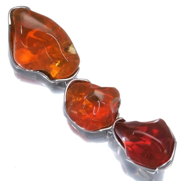 FIRE OPAL DROP PENDANT - 2