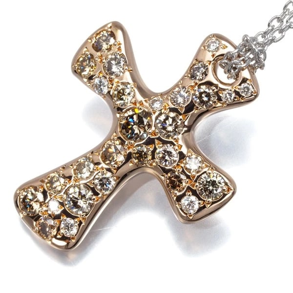 KASHIKEY NECKLACE MELANGE: KASHIKEY Necklace Melange Brand: KASHIKEY Type: Necklace Material: 18K / 750 / Rose Gold 18K / 750 / White Gold Main Stone Natural Color: Multi-Tone Gold Size: Necklace length: 48cm 