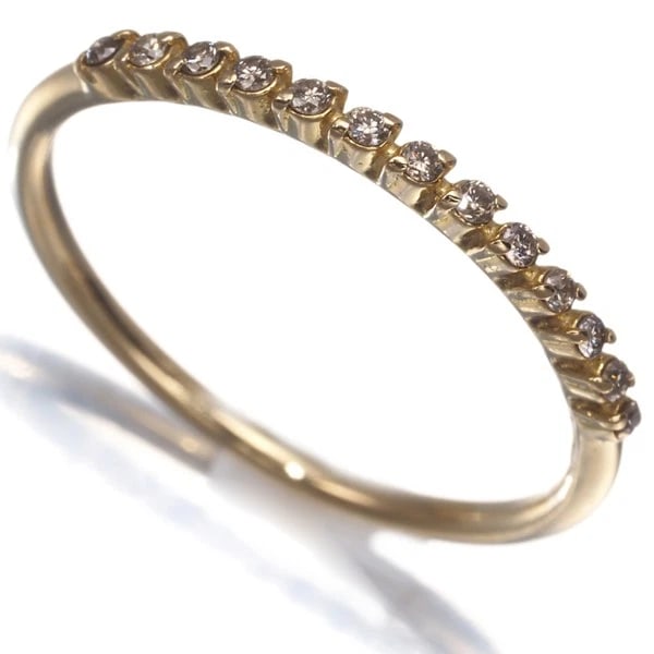 AGETE RING DIAMOND 18K YELLOW GOLD: agete Ring Diamond 18K Yellow Gold Brand: agete Type: Ring Material: 18K / 750 / Yellow Gold Main Stone Natural Color: Yellow Gold Size: US5.75 - 6 Accessories: None Accessories Notice: When