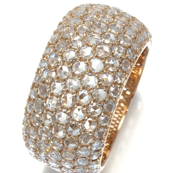 ROSE-CUT PAVED RING - 2