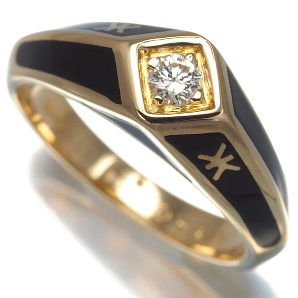 KORLOFF RING DIAMOND: Korloff Ring Diamond Brand: Korloff Type: Ring Material: 18K / 750 / Yellow Gold Main Stone Natural Color: Yellow Gold Size: US5.75 - 6 Accessories: None Accessories Notice: When purchasing