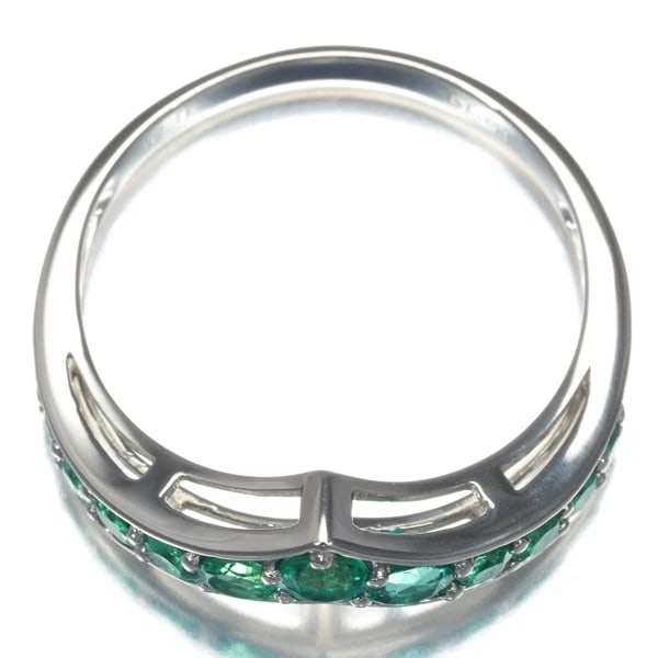 EMERALD RING PLATINUM - 4