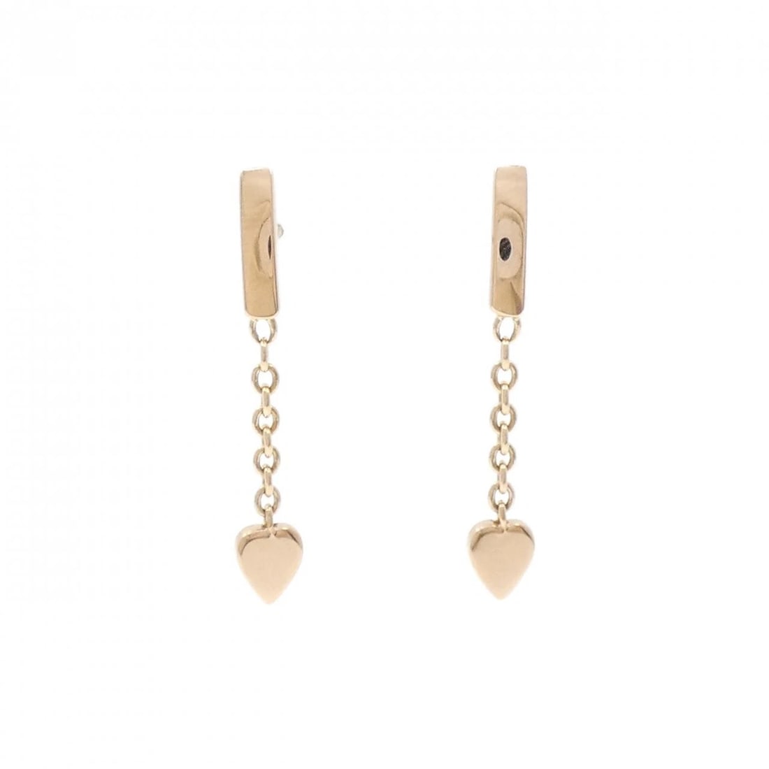 CARTIER MON AMOUR EARRINGS: Cartier Mon Amour Earrings Brand: Cartier Type: Earrings Material: 750 Pink Gold Color: Pink Gold Size: ActualSize HxW: 32.9mmx5.1mm Accessories: None Accessories Notice: When purchasing p