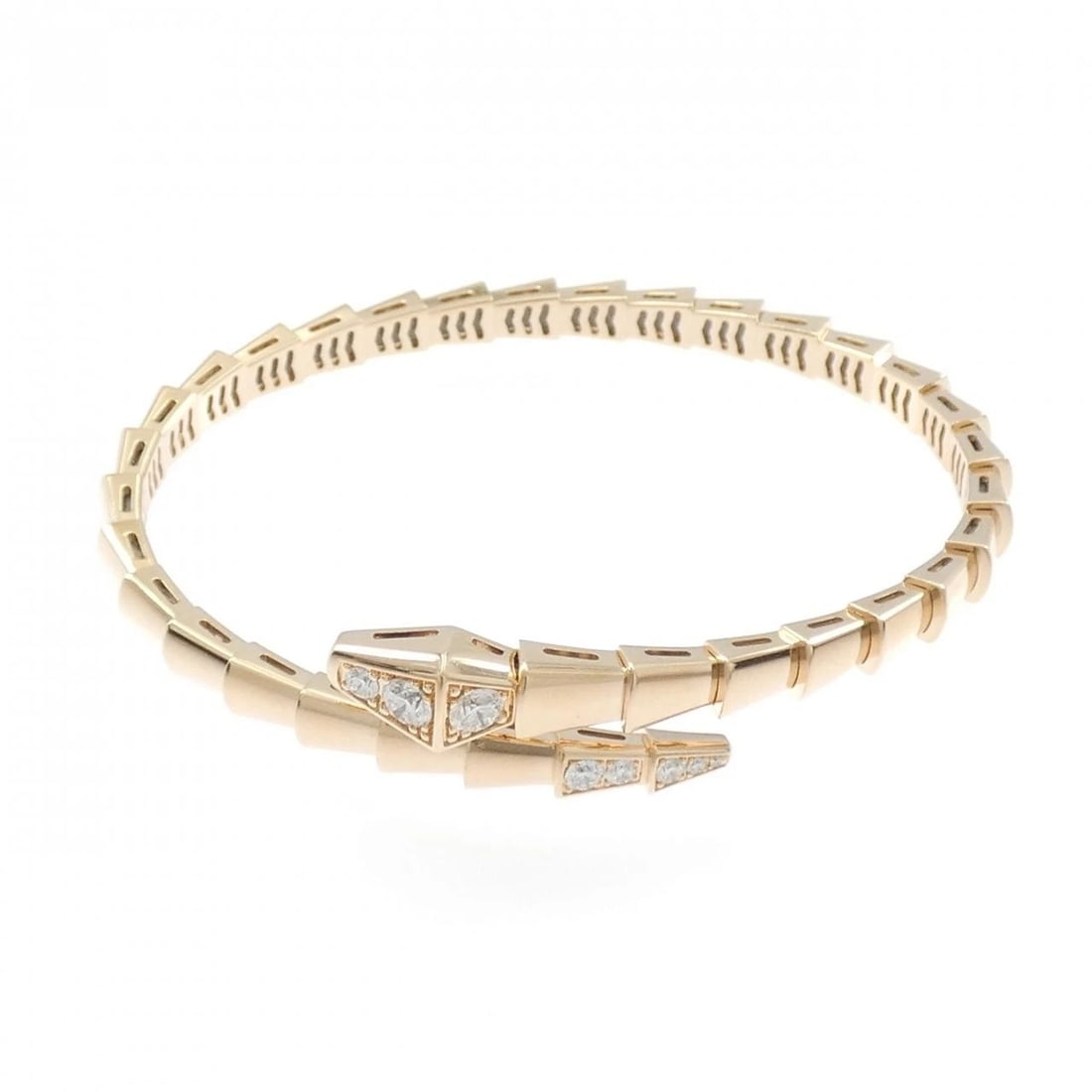 BVLGARI SERPENTI VIPER BRACELET: BVLGARI Serpenti Viper Bracelet Brand: BVLGARI Type: Bracelet Material: 750 Pink Gold Main Stone natural Color: Pink Gold Size: 16.5cm(16) Accessories: None Accessories Notice: When purcha