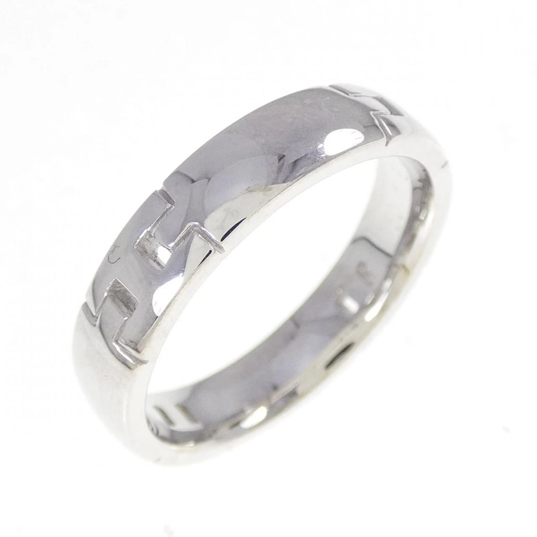 HERMES HERCULES PETIT MODEL RING: HERMES Hercules Petit Model Ring Brand: HERMES Type: Ring Material: 750 White Gold Color: White Gold Size: 10 (US size) Accessories: None Accessories Notice: When purchasing pre-owned goods,