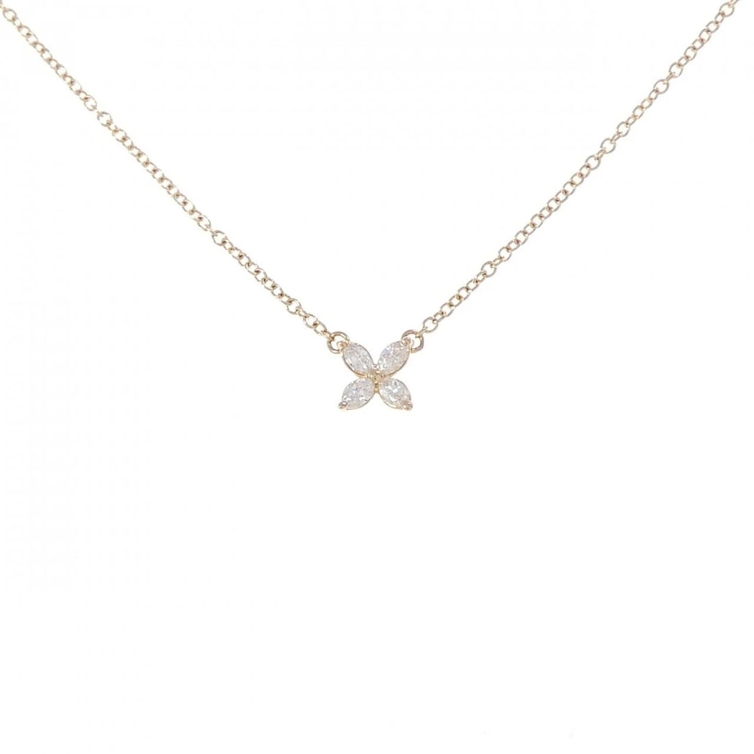 TIFFANY VICTORIA SMALL NECKLACE: Tiffany Victoria Small Necklace Brand: Tiffany Type: Necklace Material: 750 Pink Gold Main Stone Natural Color: Pink Gold Size: 41cm Accessories: None Accessories Notice: When purchasing