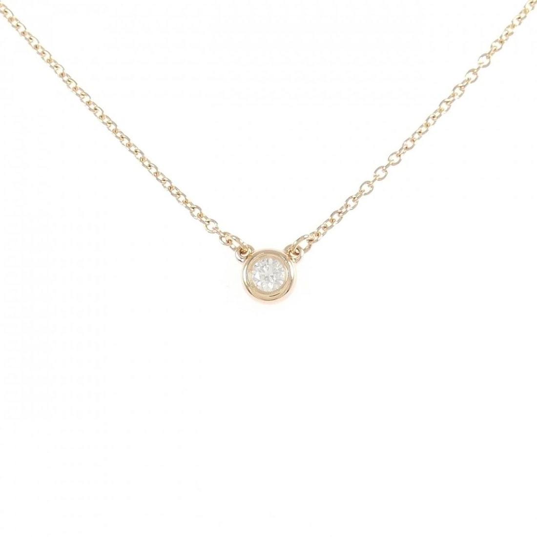 TIFFANY & CO. BY THE YARD NECKLACE: Tiffany & Co. By the Yard Necklace Brand: Tiffany Type: Necklace Material: 750 Pink Gold Main Stone Natural Color: Pink Gold Size: 41cm Accessories: None Accessories Notice: When purchasing