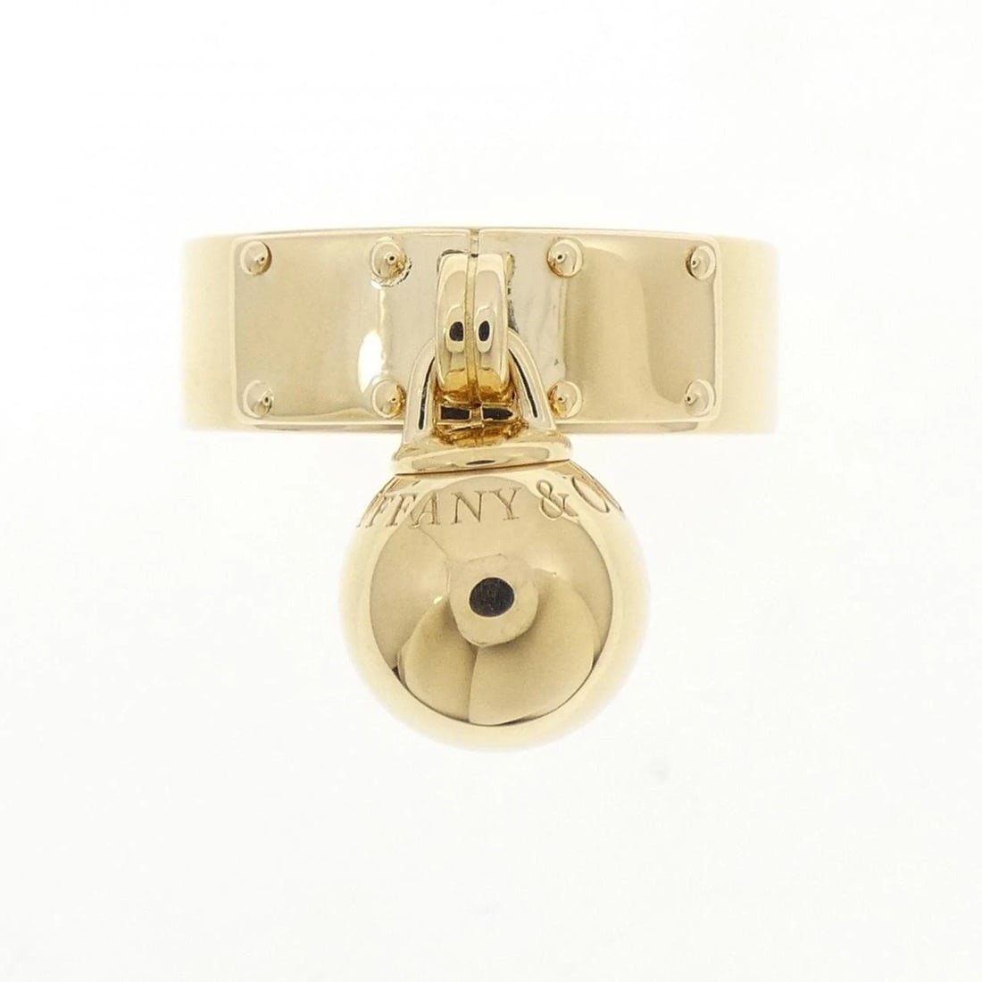 TIFFANY BALL DANGLE RING - 2