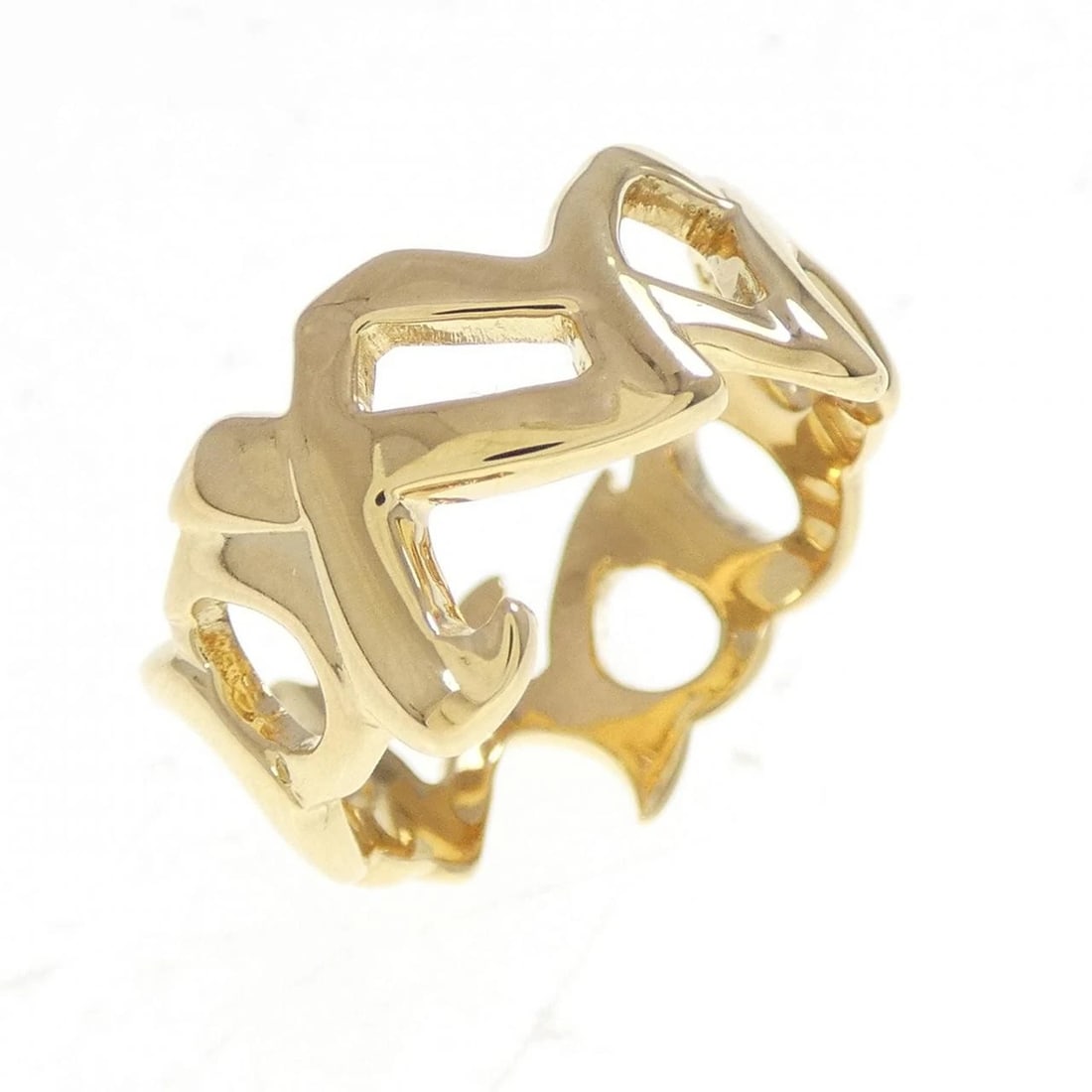 TIFFANY & CO. LOVE & KISSES RING: Tiffany & Co. Love & Kisses Ring Brand: Tiffany Type: Ring Material: 18K Yellow Gold Color: Yellow Gold Size: 6 (US size) Accessories: None Accessories Notice: When purchasing pre-owned