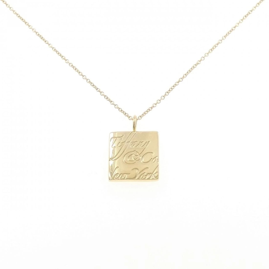 TIFFANY 750YG NECKLACE: Tiffany 750YG Necklace Brand: Tiffany Type: Necklace Material: 750 Yellow Gold Color: Yellow Gold Size: 40cm Accessories: None Accessories Notice: When purchasing pre-owned goods, please