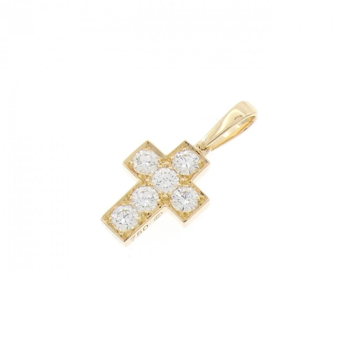 CARTIER CROSS PENDANT: Cartier Cross Pendant Brand: Cartier Type: Pendant Brooch Material: 750 Yellow Gold Main Stone Natural Color: Yellow Gold Size: ActualSize HxW: 17.1mmx8.0mm Accessories: None Accessories
