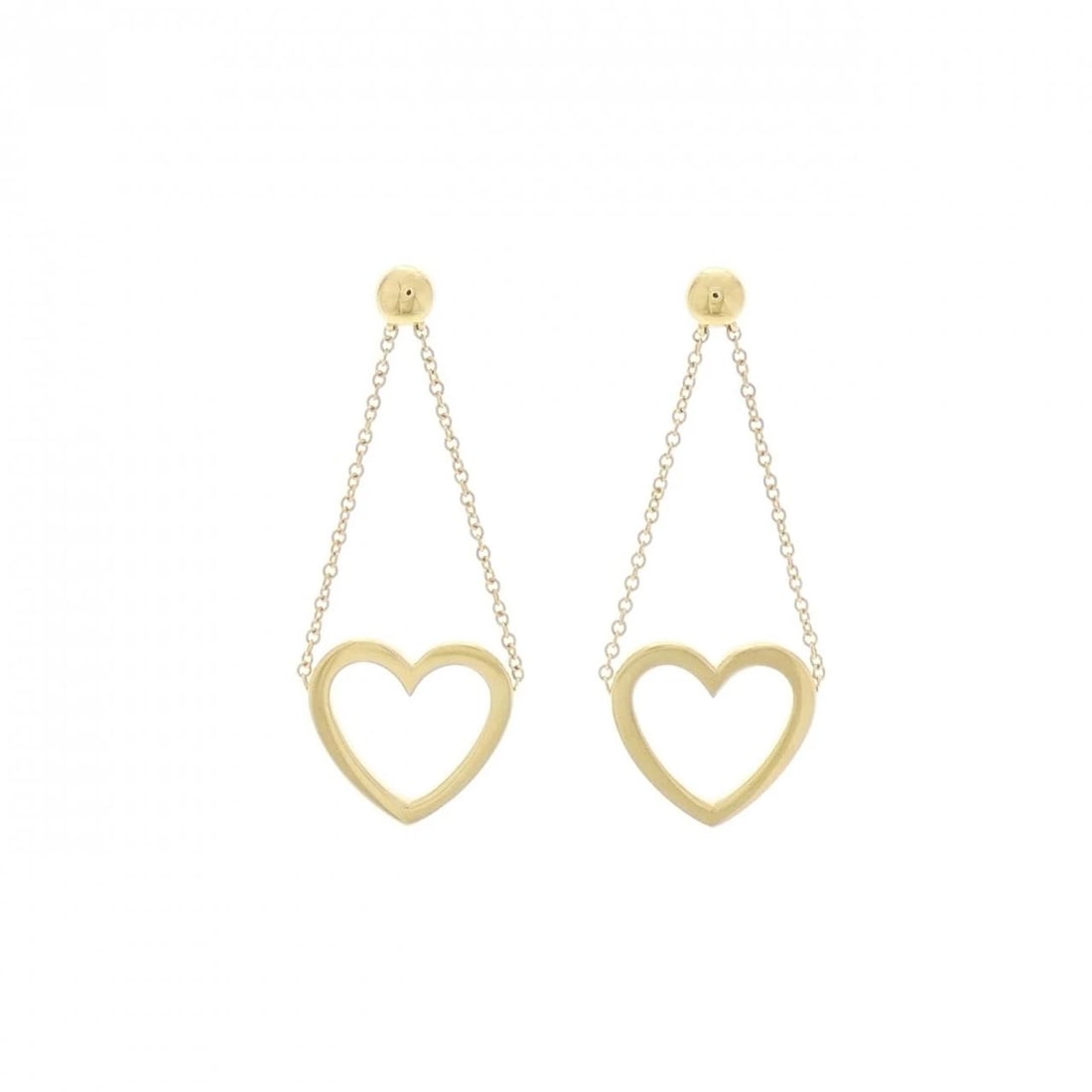 TIFFANY CENTIMENTAL DROP EARRINGS: Tiffany Centimental Drop Earrings Brand: Tiffany Type: Earrings Material: 750 Yellow Gold Color: Yellow Gold Size: ActualSize HxW: 38.8mmx14.2mm Accessories: None Accessories Notice: When