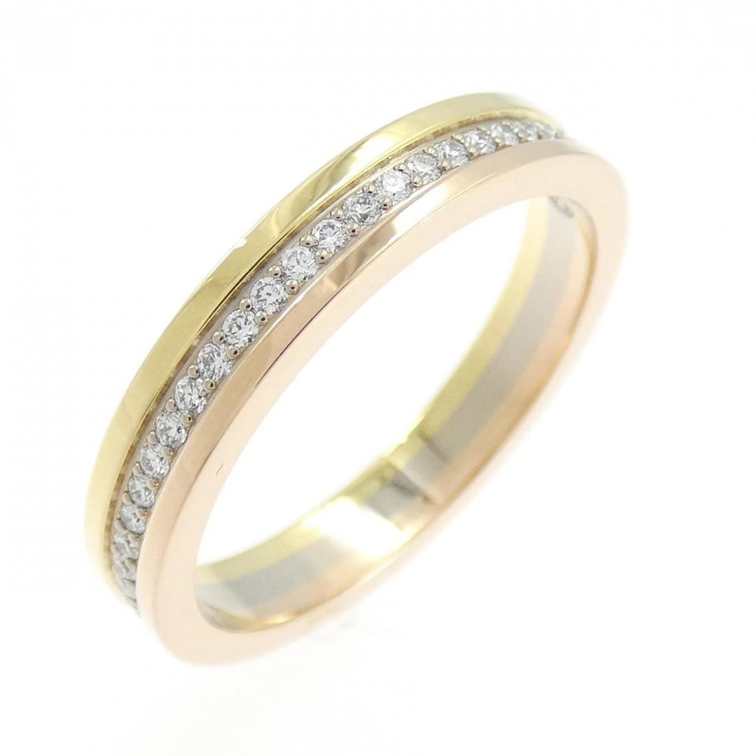 CARTIER LOUIS CARTIER VENDOME RING: Cartier Louis Cartier VENDOME Ring Brand: Cartier Type: Ring Material: 750 Yellow Gold 750 White Gold 750 Pink Gold Main Stone Natural Color: Yellow Gold White Gold Pink Gold Size: 7-7.5 (US