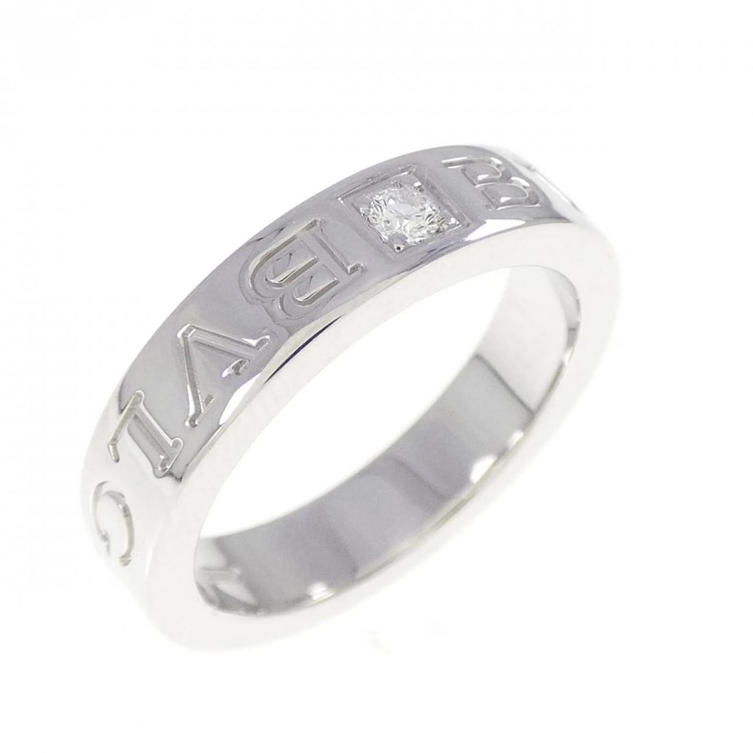 BVLGARI B.ZERO1 RING: BVLGARI B.zero1 Ring Brand: BVLGARI Type: Ring Material: 750 White Gold Main Stone Natural Color: White Gold Size: 5 (US size) Accessories: None Accessories Notice: When purchasing pre-own