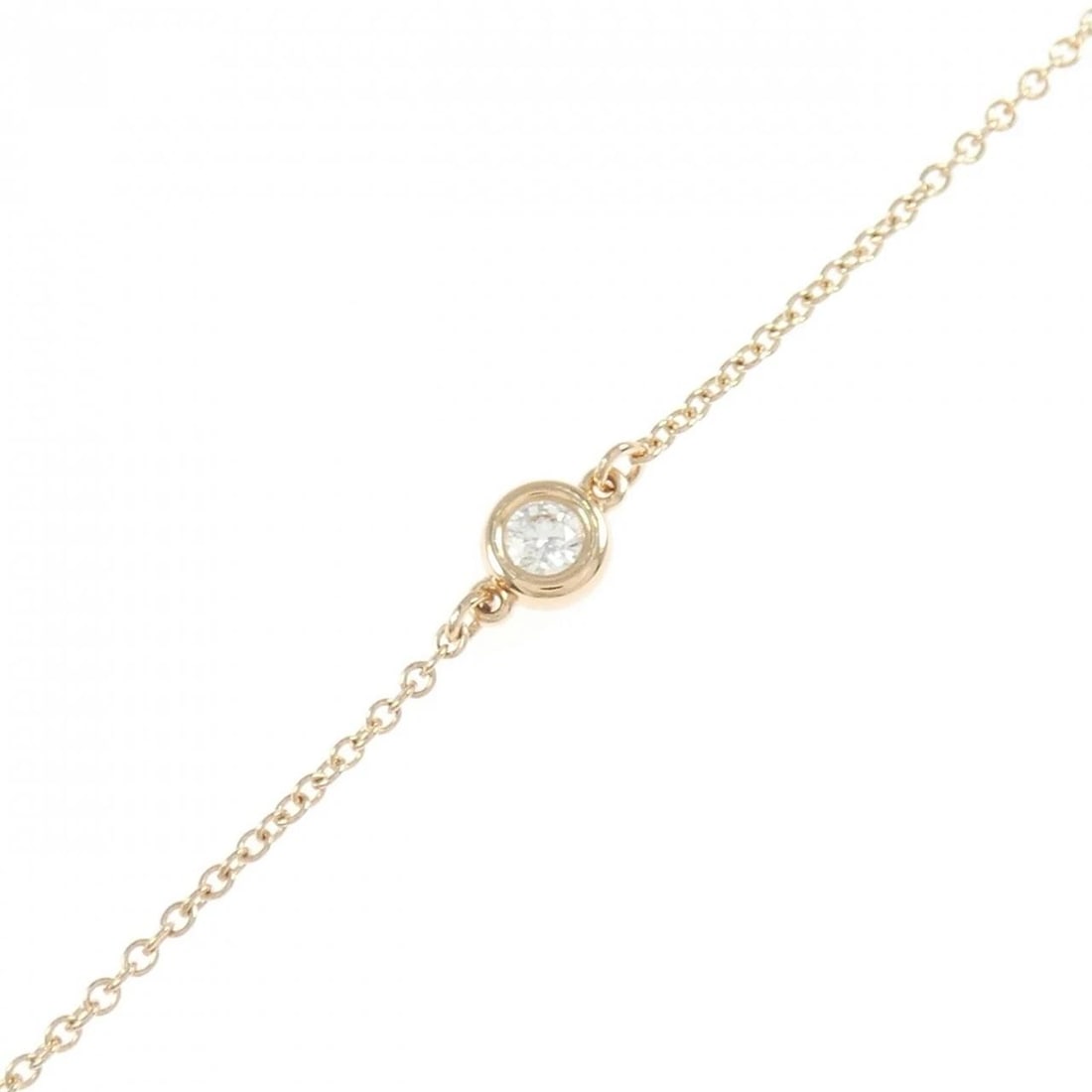 TIFFANY & CO. BY THE YARD BRACELET: Tiffany & Co. By the Yard Bracelet Brand: Tiffany Type: Bracelet Material: 750 Pink Gold Main Stone Natural Color: Pink Gold Size: 18cm Accessories: None Accessories Notice: When purchasing