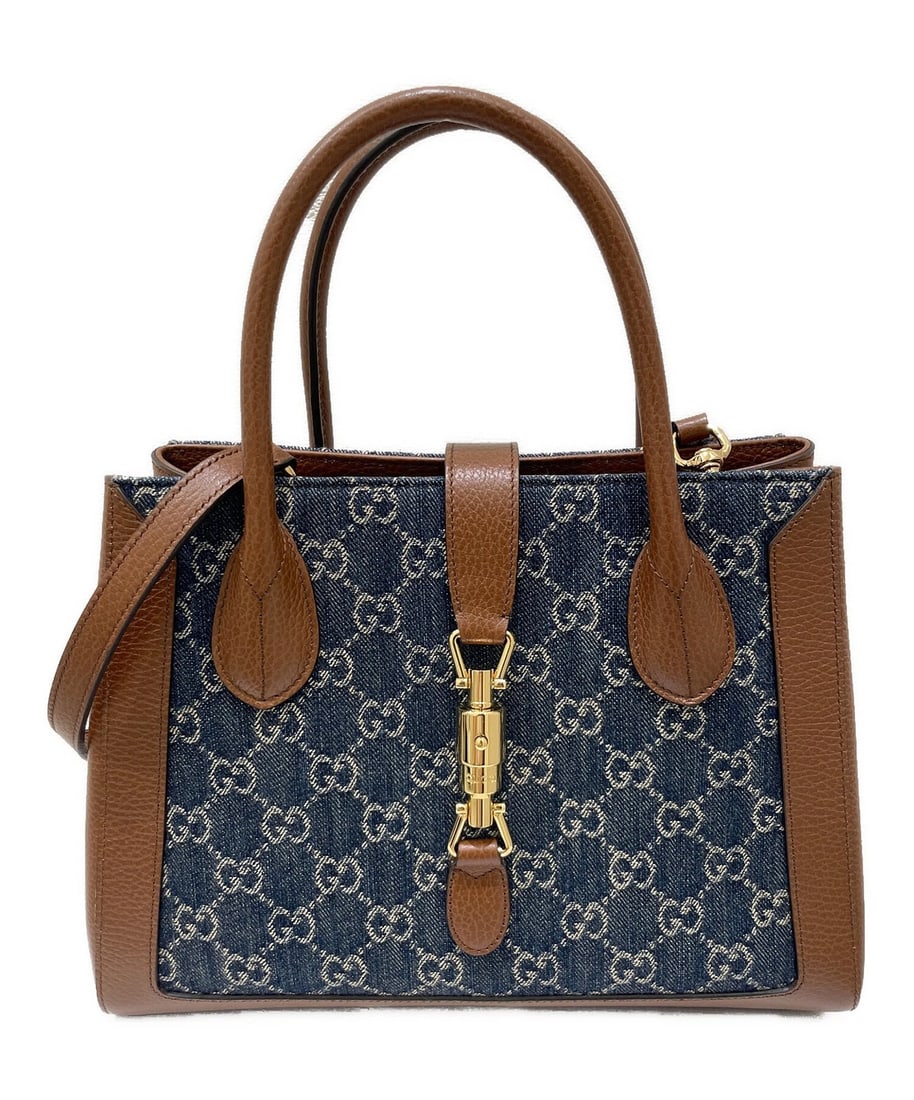 GUCCI PISTON CLOSURE TOTE BAG (1 of 9)